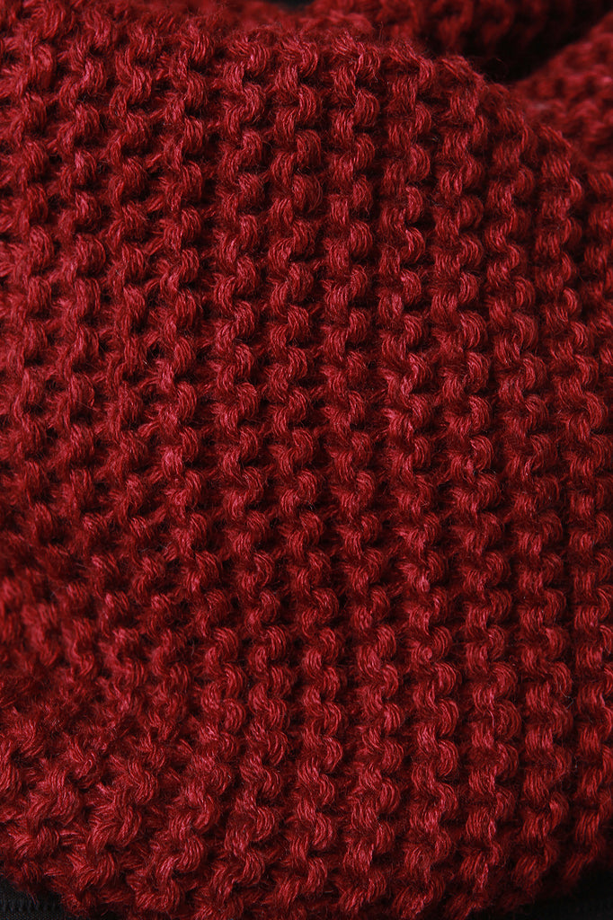 Cozy Simple Knit Circle Scarf