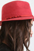 Suede Braid Trim Fedora Hat