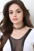 Wide Twisted Mesh Choker Necklace