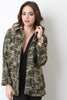 Distress Camouflage Utility Jacket