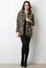 Distress Camouflage Utility Jacket